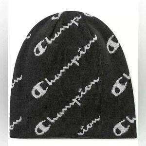 Champion Reversible Beanie, Black/Grey
